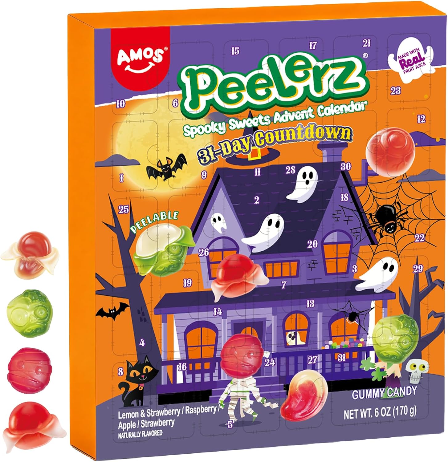 Unnecessary Amos 170g Peelerz Halloween Advent — WeirdThingsToBuy weird find