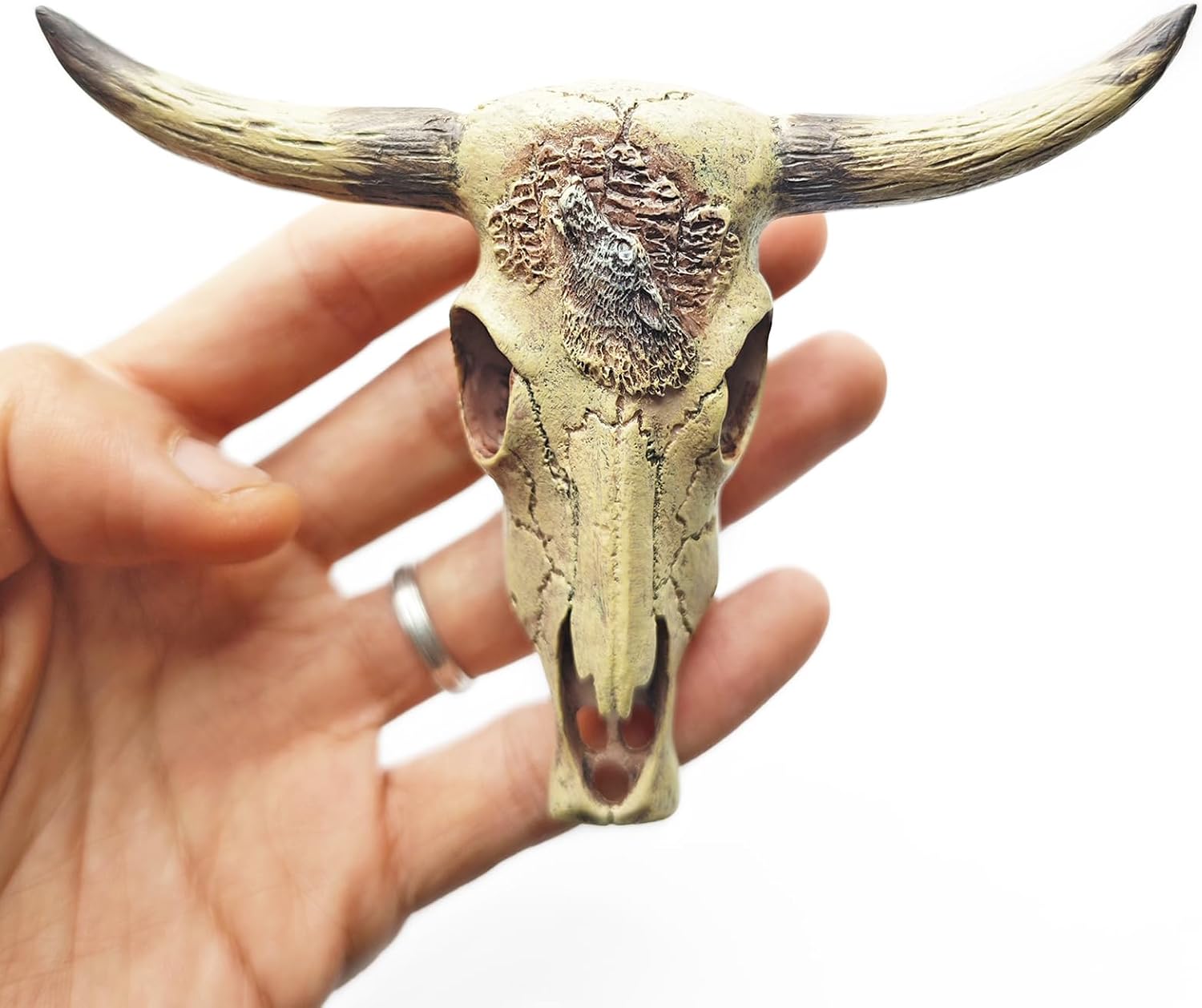 Unnecessary Aquarium Decorations Cattle Skull Fish — WeirdThingsToBuy weird find