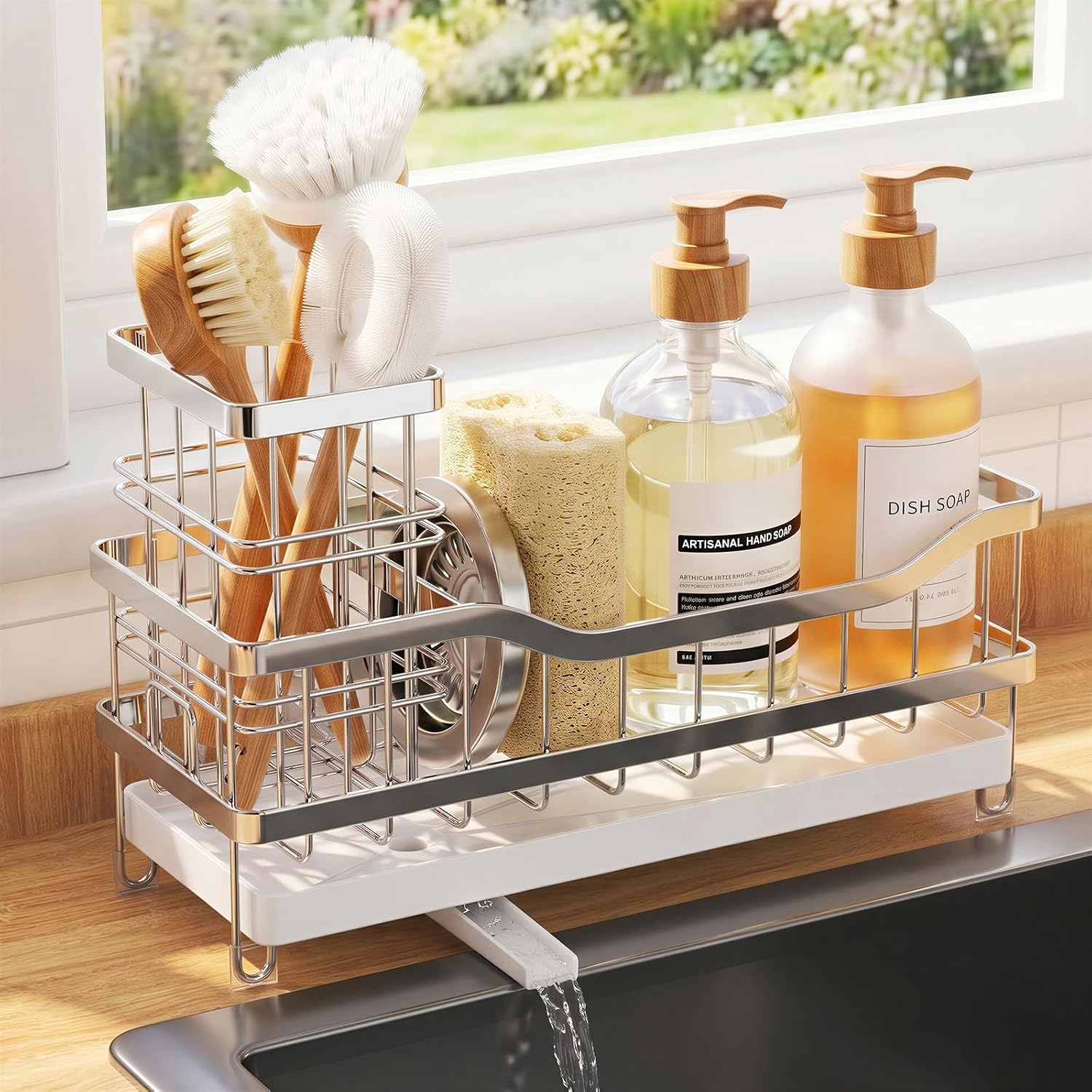 Unnecessary Aurikar Sink Caddy Sponge Holder — WeirdThingsToBuy weird find