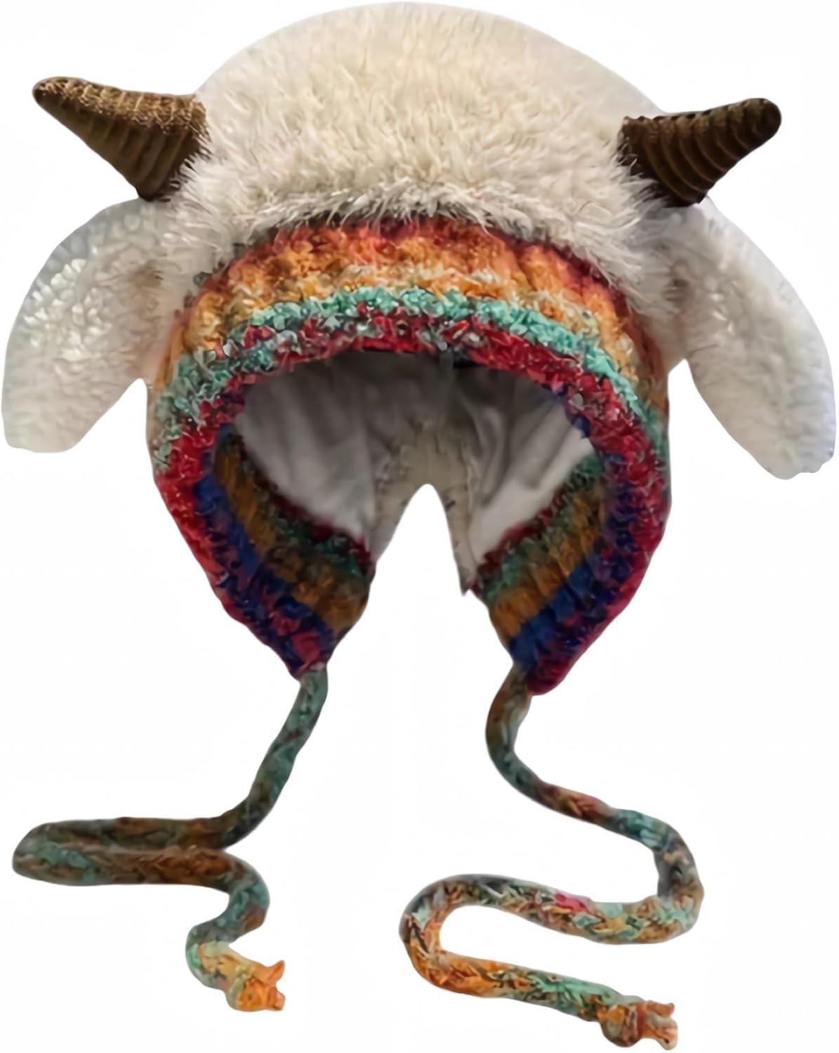 Unnecessary Beanie Sheep Hat Ears Horns — WeirdThingsToBuy weird find