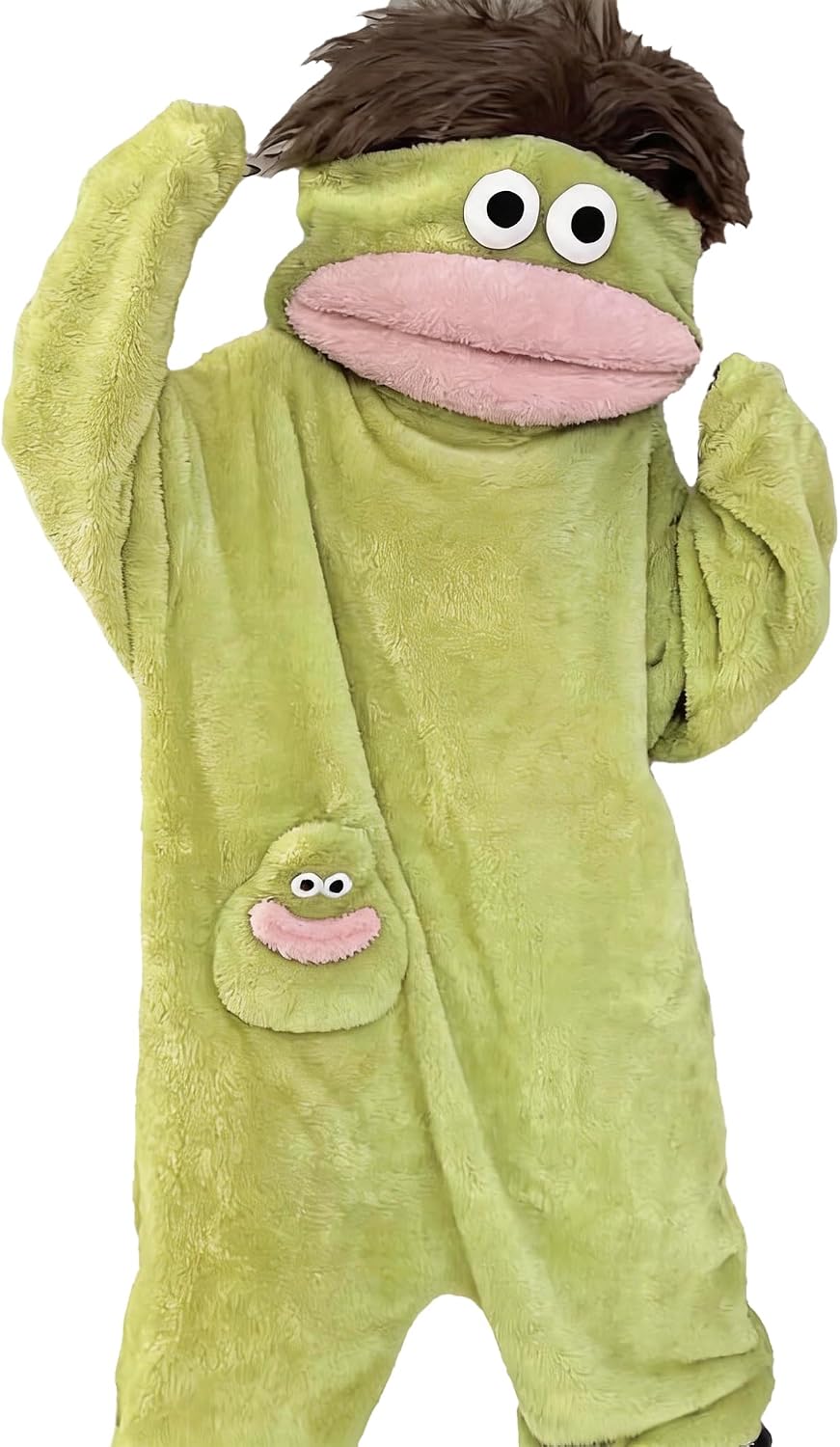 Unnecessary Big Mouth Monster Onesie Silly — WeirdThingsToBuy weird find
