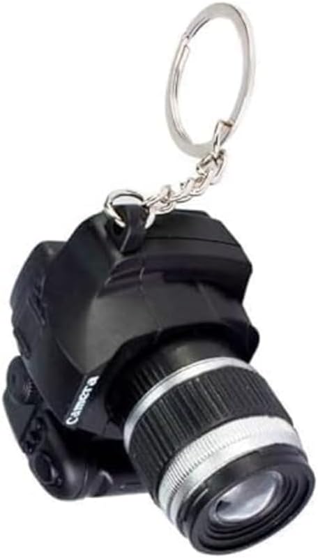 Unnecessary Black Camera Keychain Sound Key — WeirdThingsToBuy weird find