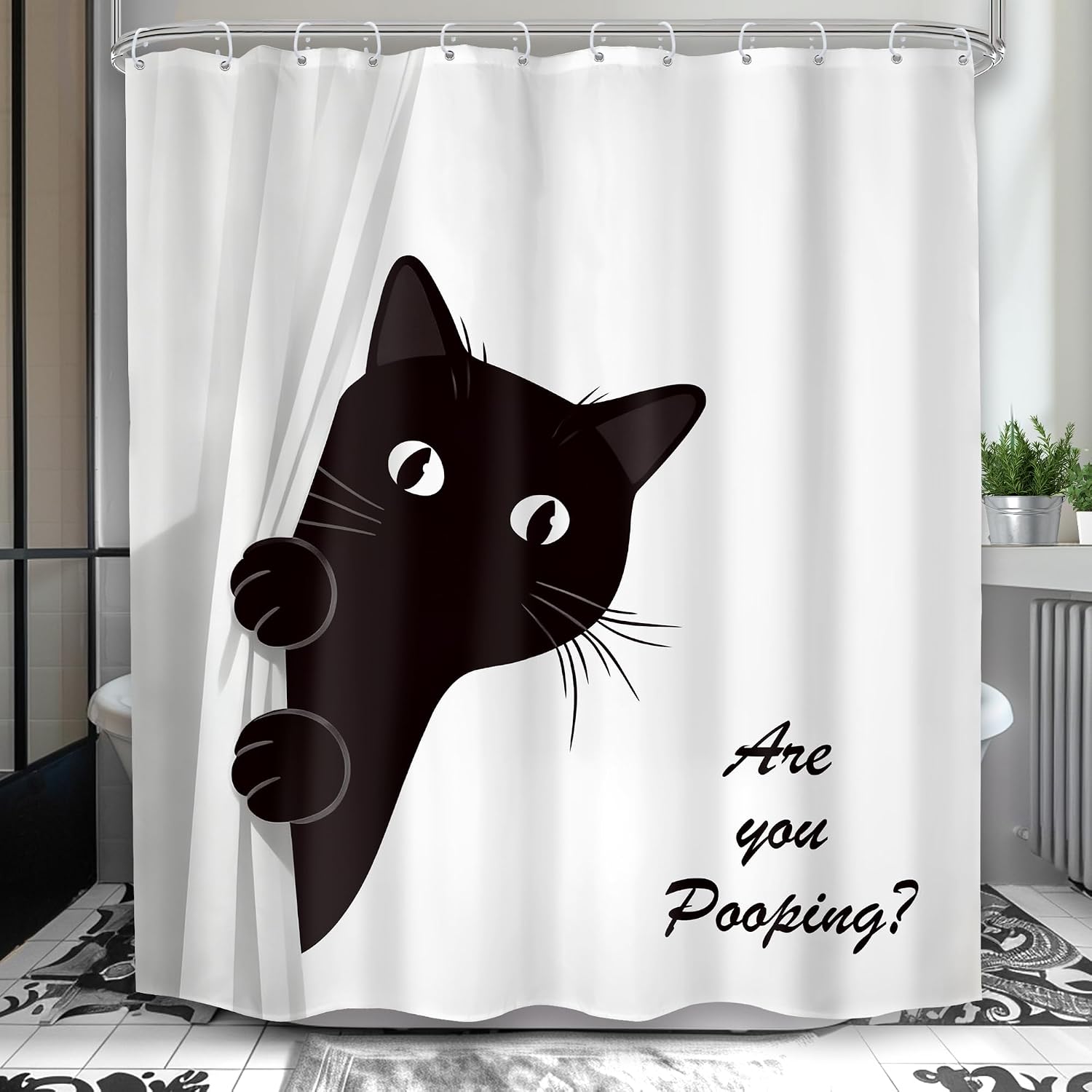 Unnecessary Black White Cat Kitten Funky — WeirdThingsToBuy weird find