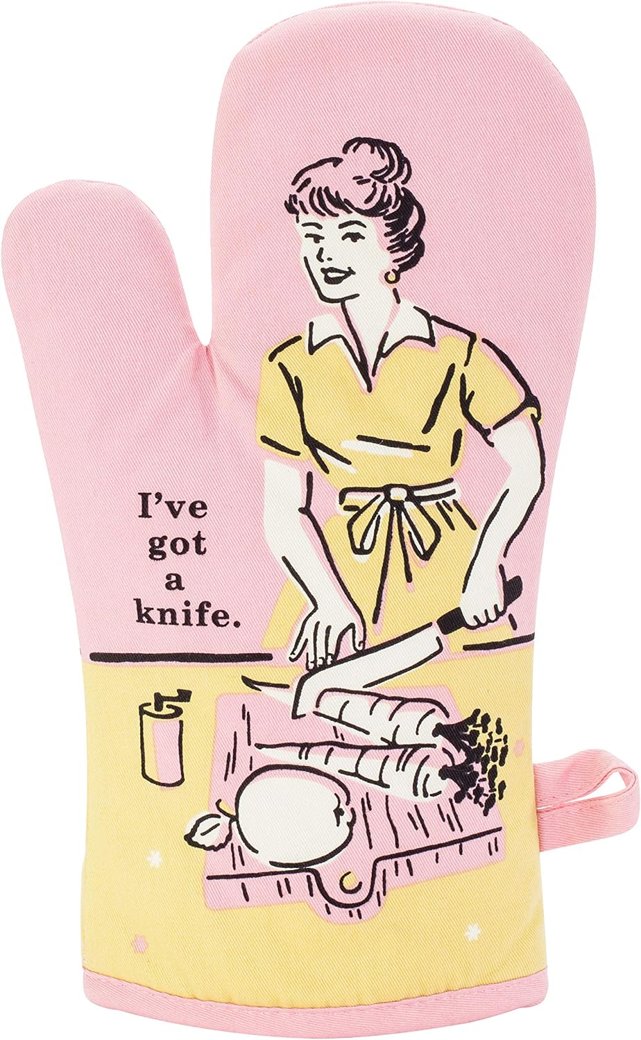 Unnecessary Blue q Oven Mitts — WeirdThingsToBuy weird find