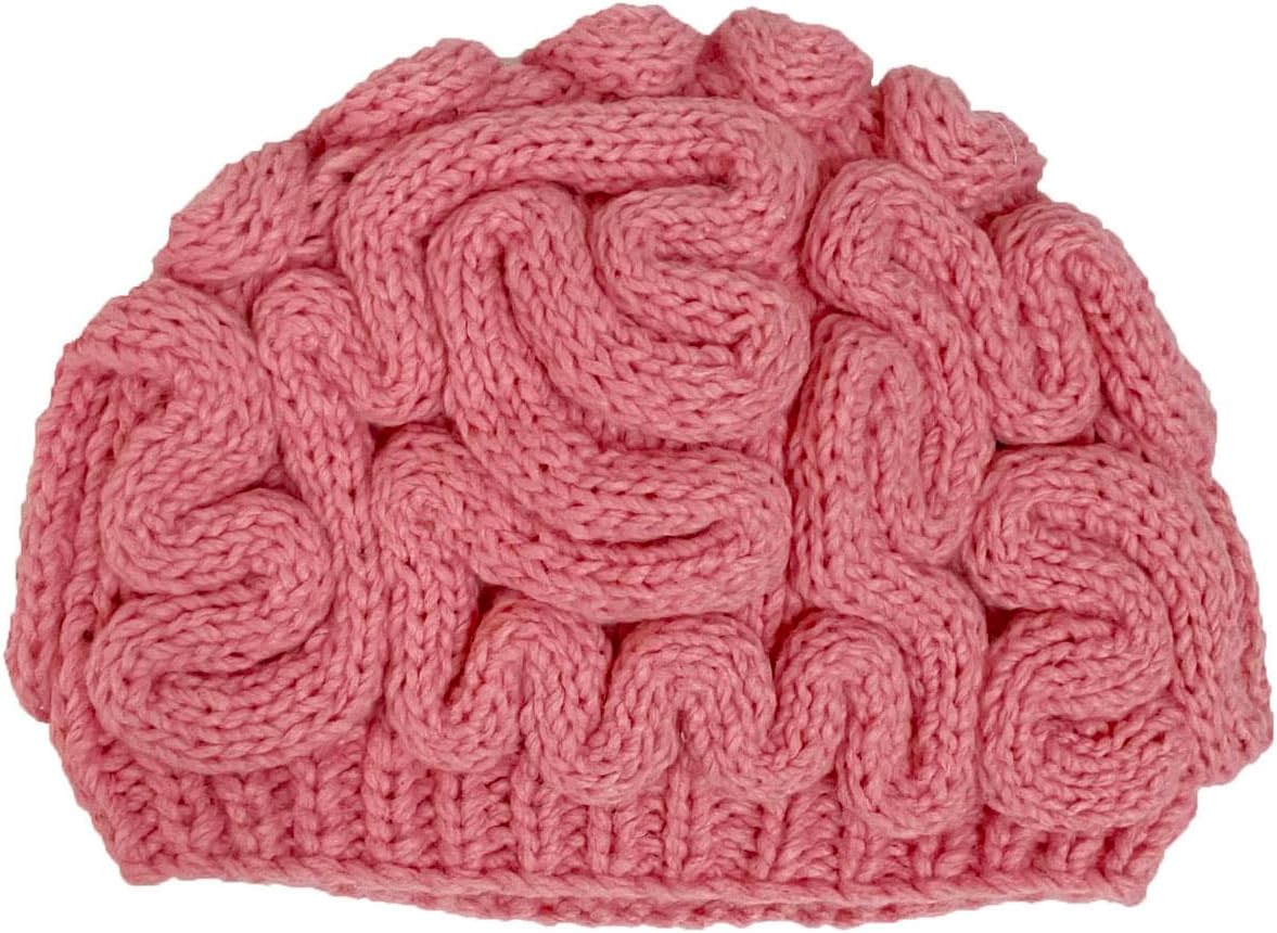 Unnecessary Bomhcs Knitted Crochet Brain Hat — WeirdThingsToBuy weird find