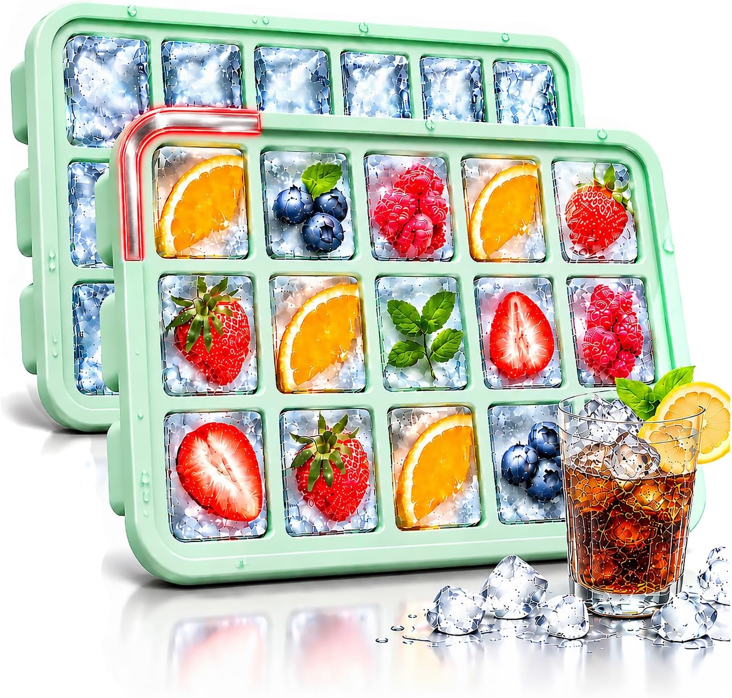 Unnecessary Caketime 2 Pack Silicone Ice — WeirdThingsToBuy weird find