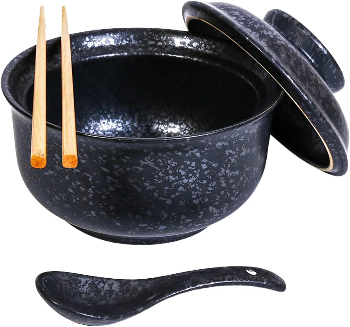Unnecessary Ceramic Ramen Bowl Set 800ml — WeirdThingsToBuy weird find
