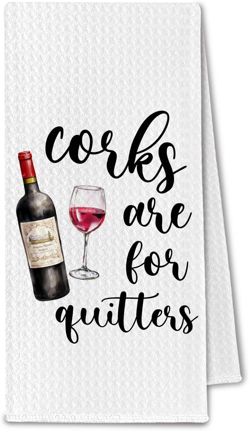 Unnecessary Chissnook Funny Wine Kitchen Towels — WeirdThingsToBuy weird find