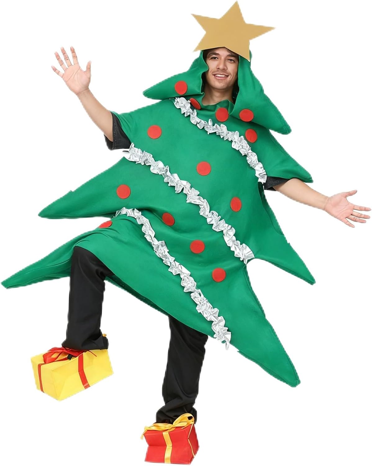 Unnecessary Christmas Tree Costume Adult Onesie — WeirdThingsToBuy weird find