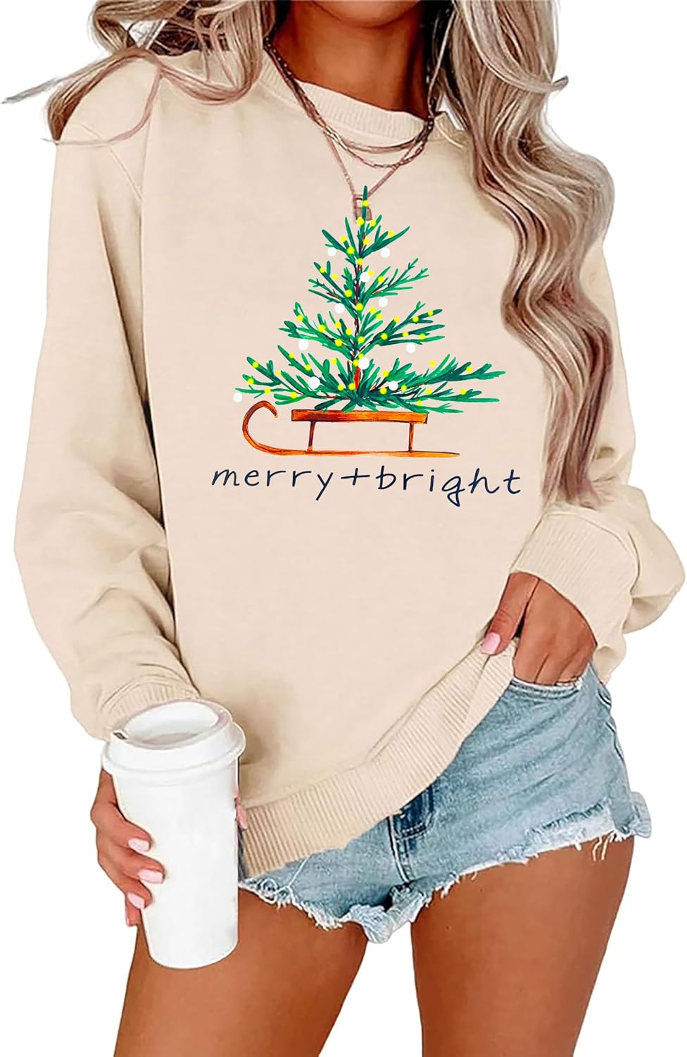 Unnecessary Christmas Tree Sweatshirt Women Cute — WeirdThingsToBuy weird find
