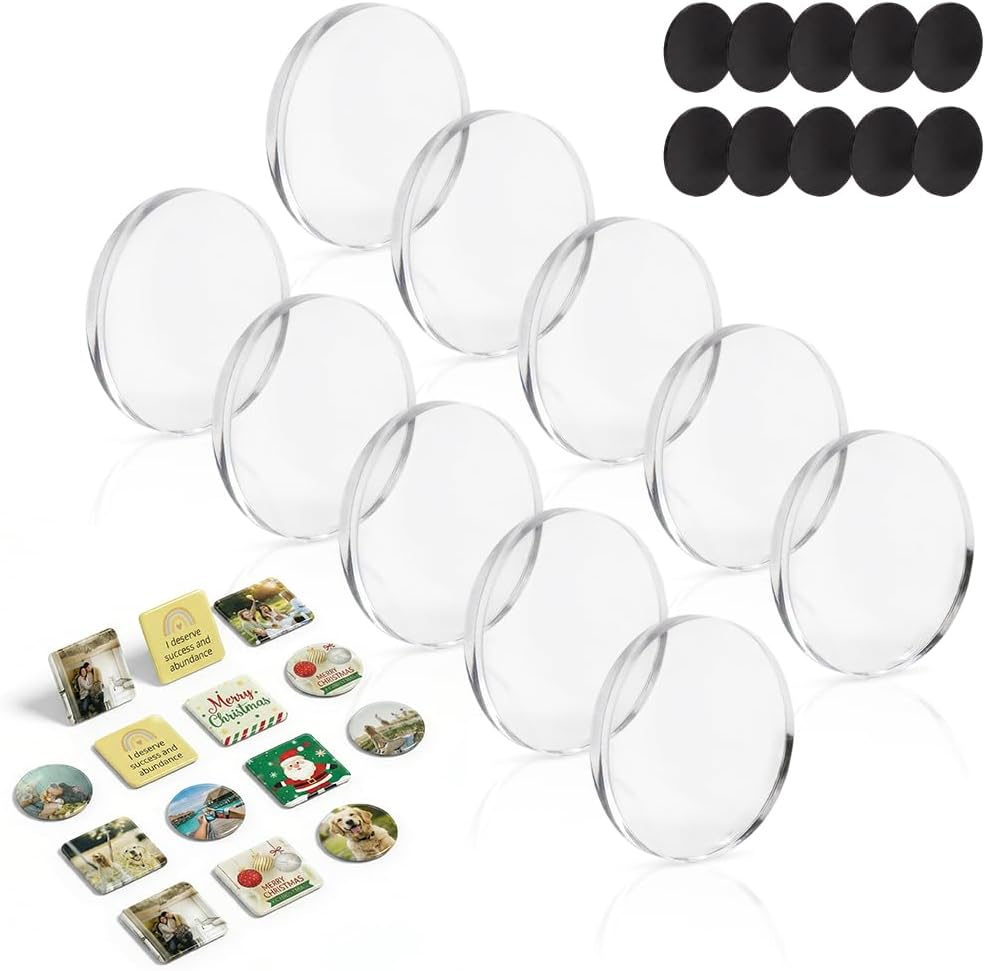 Unnecessary Clear Acrylic Diy Fridge Magnet — WeirdThingsToBuy weird find