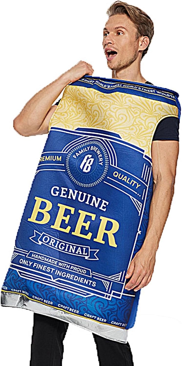 Unnecessary Costume Beer Can Lightweight Unisex — WeirdThingsToBuy weird find