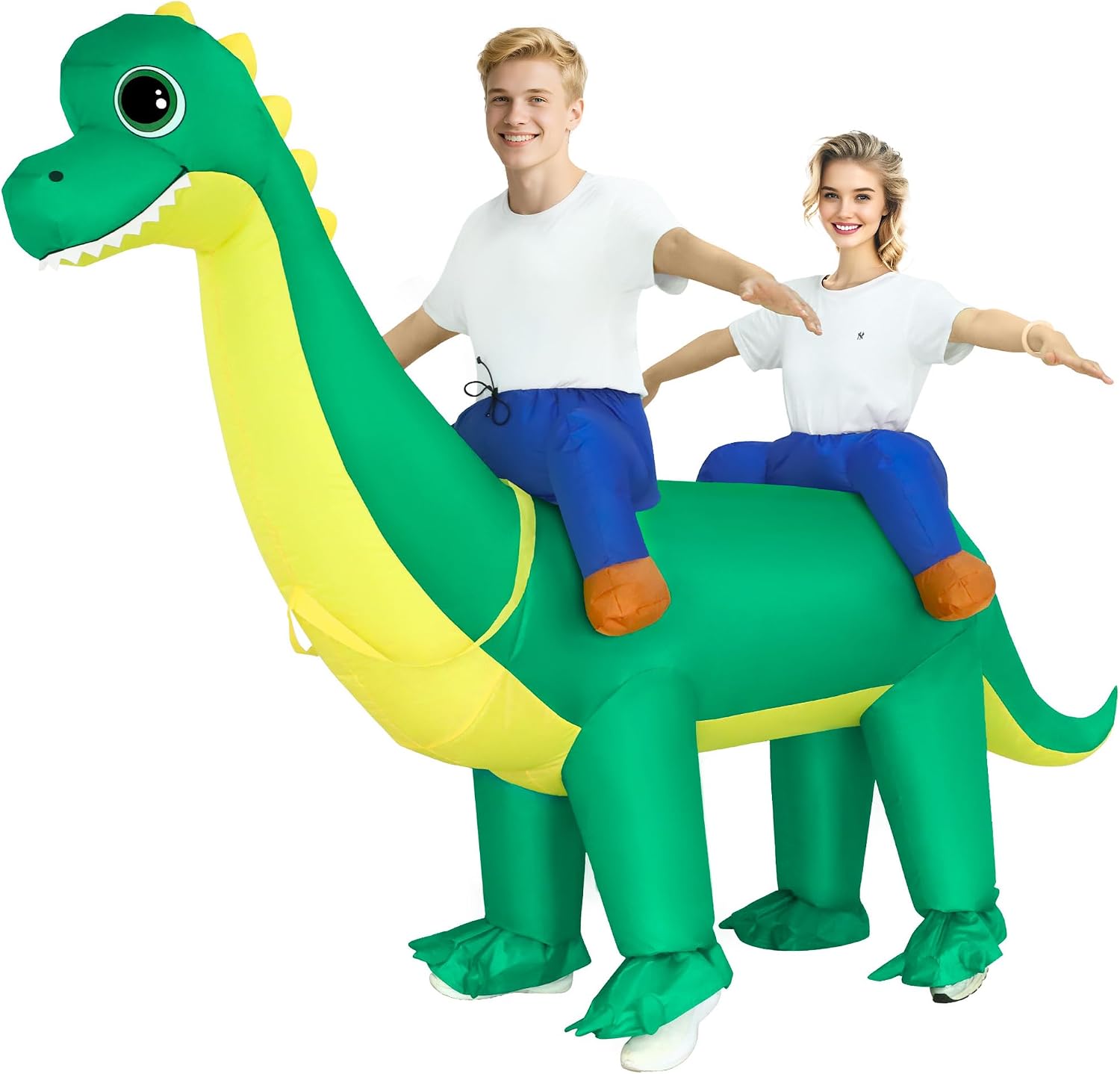 Unnecessary Couple Inflatable Dinosaur Costume Adult — WeirdThingsToBuy weird find