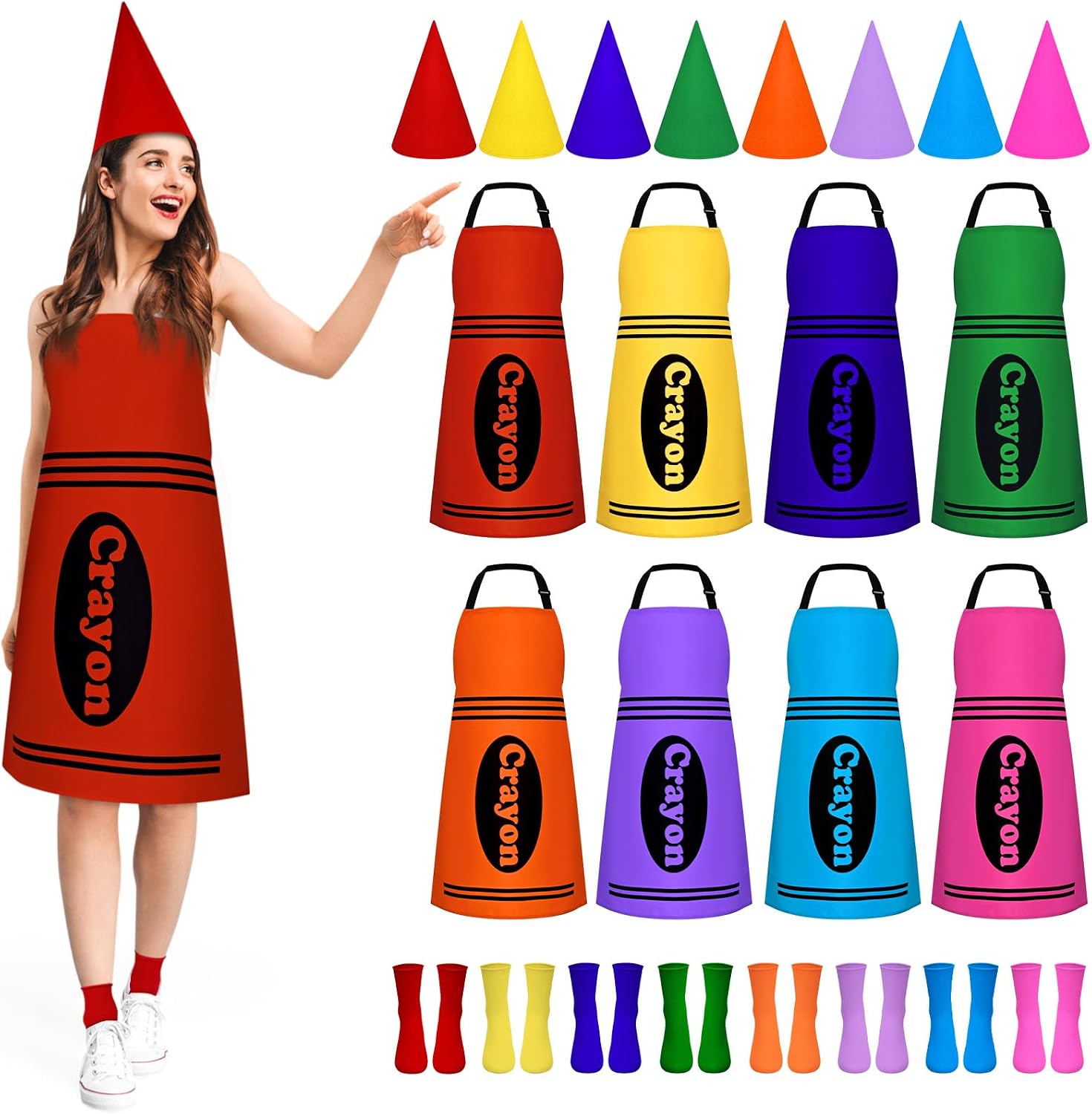 Unnecessary Crayon Costume Adult Group Halloween — WeirdThingsToBuy weird find