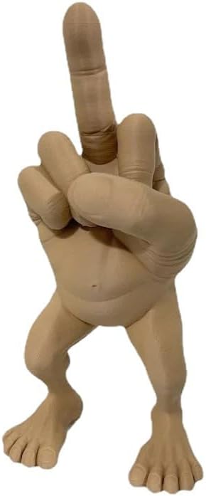 Unnecessary Creative Middle Finger Figurine 5 — WeirdThingsToBuy weird find