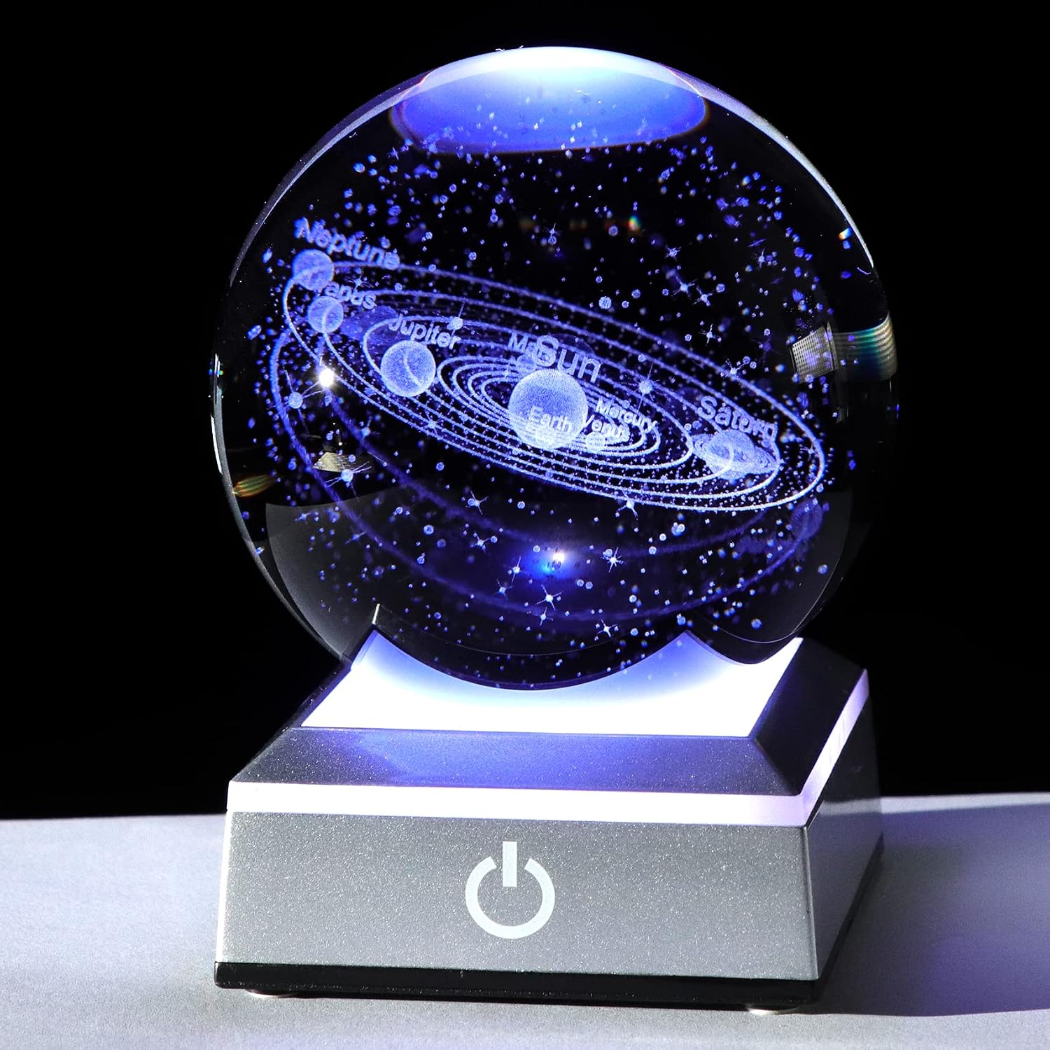 Unnecessary Crystal 3d Solar System Ball — WeirdThingsToBuy weird find