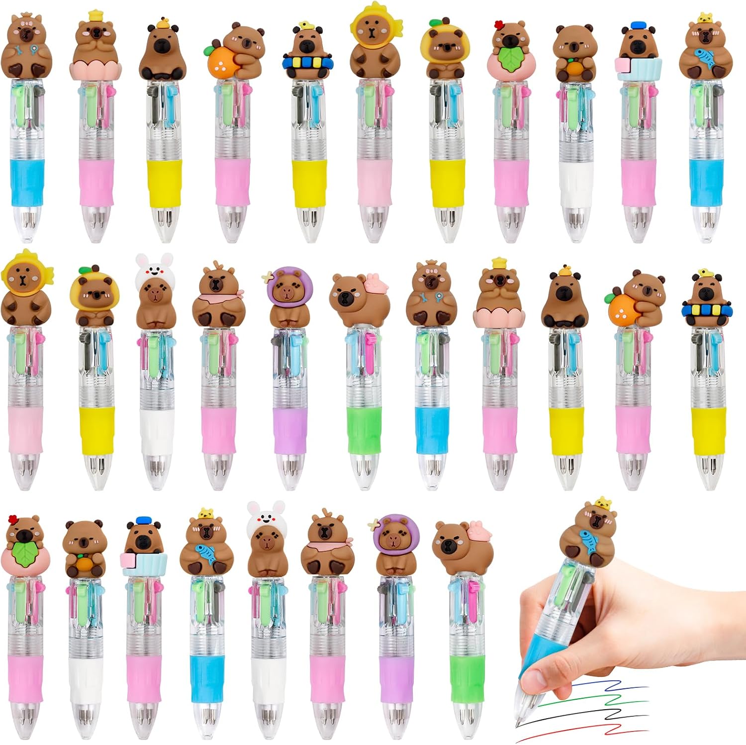 Unnecessary Czwz 30pcs Mini Multicolor Pens — WeirdThingsToBuy weird find