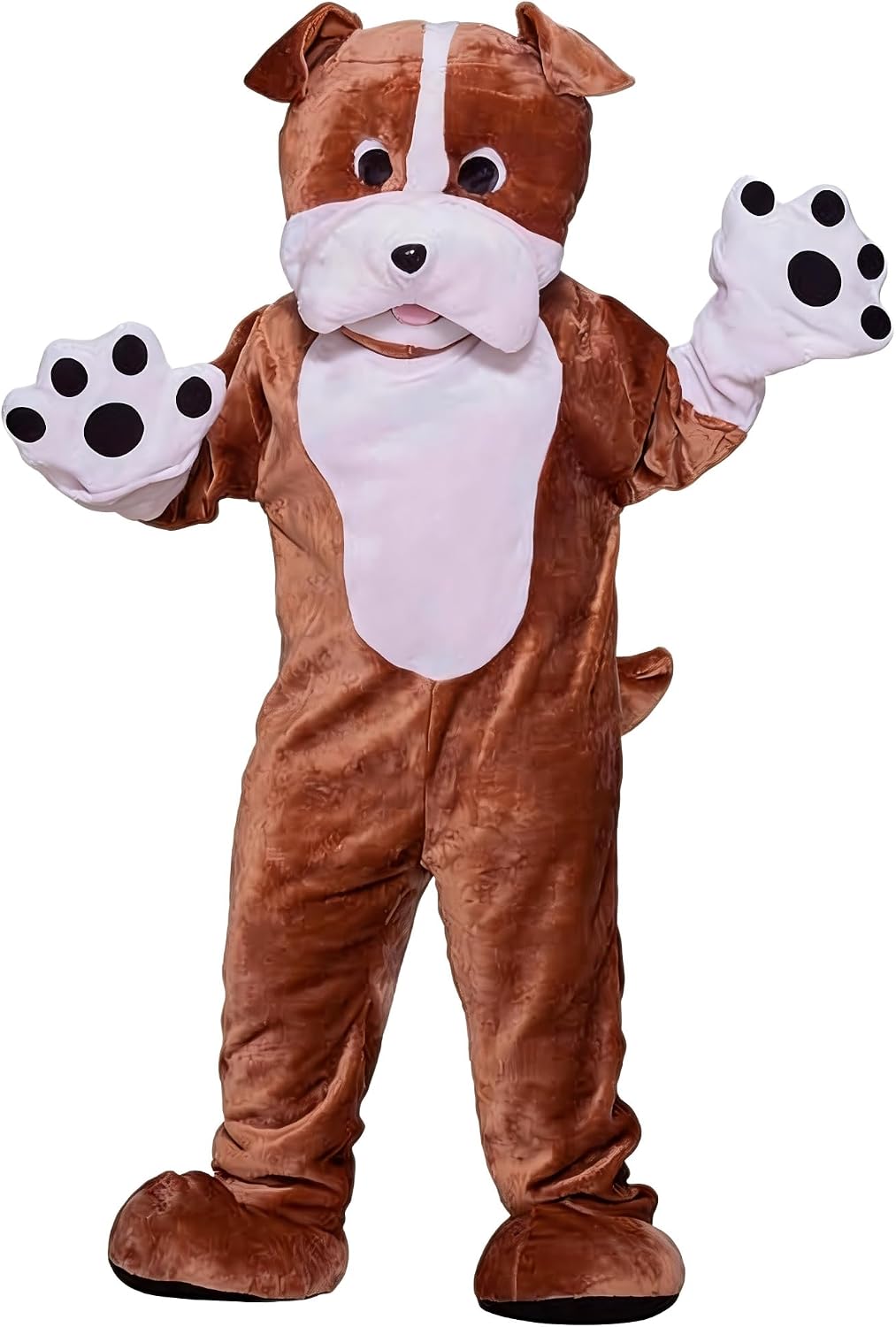 Unnecessary Deluxe Plush Bulldog Mascot Costumes — WeirdThingsToBuy weird find