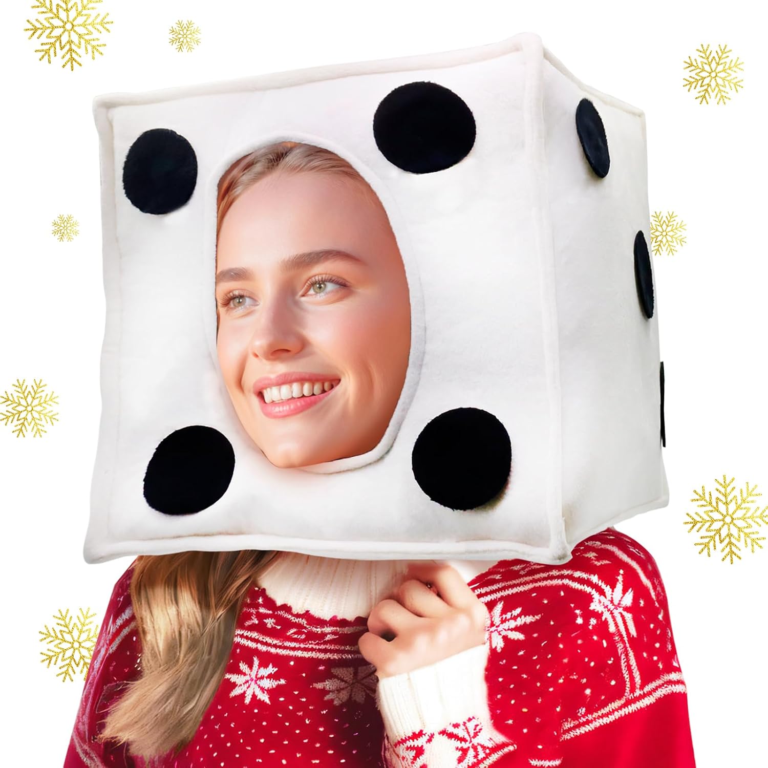 Unnecessary Dice Costume Funny Dice Hat — WeirdThingsToBuy weird find