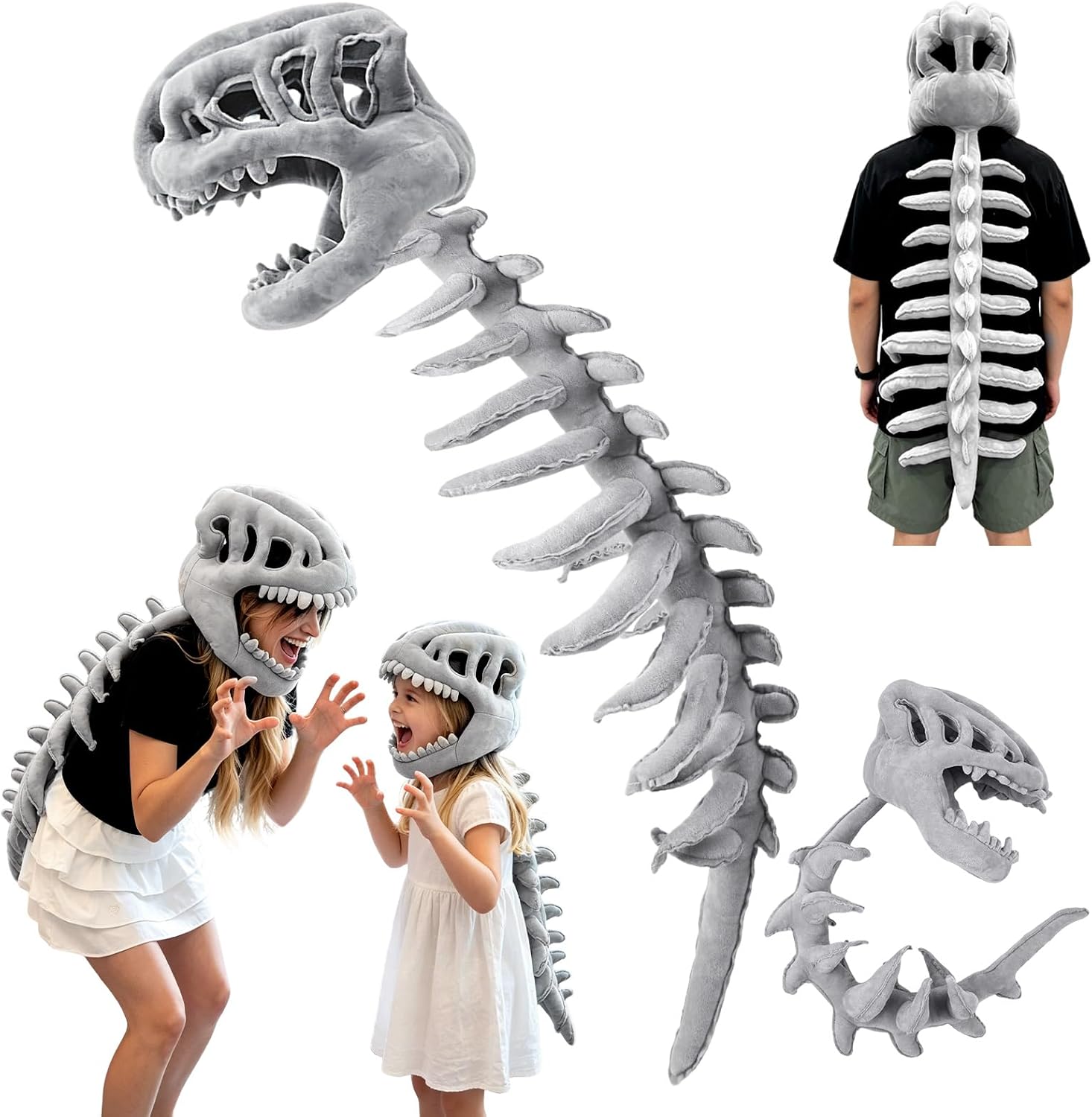 Unnecessary Dinosaur Skeleton Costume 3d Wearable — WeirdThingsToBuy weird find