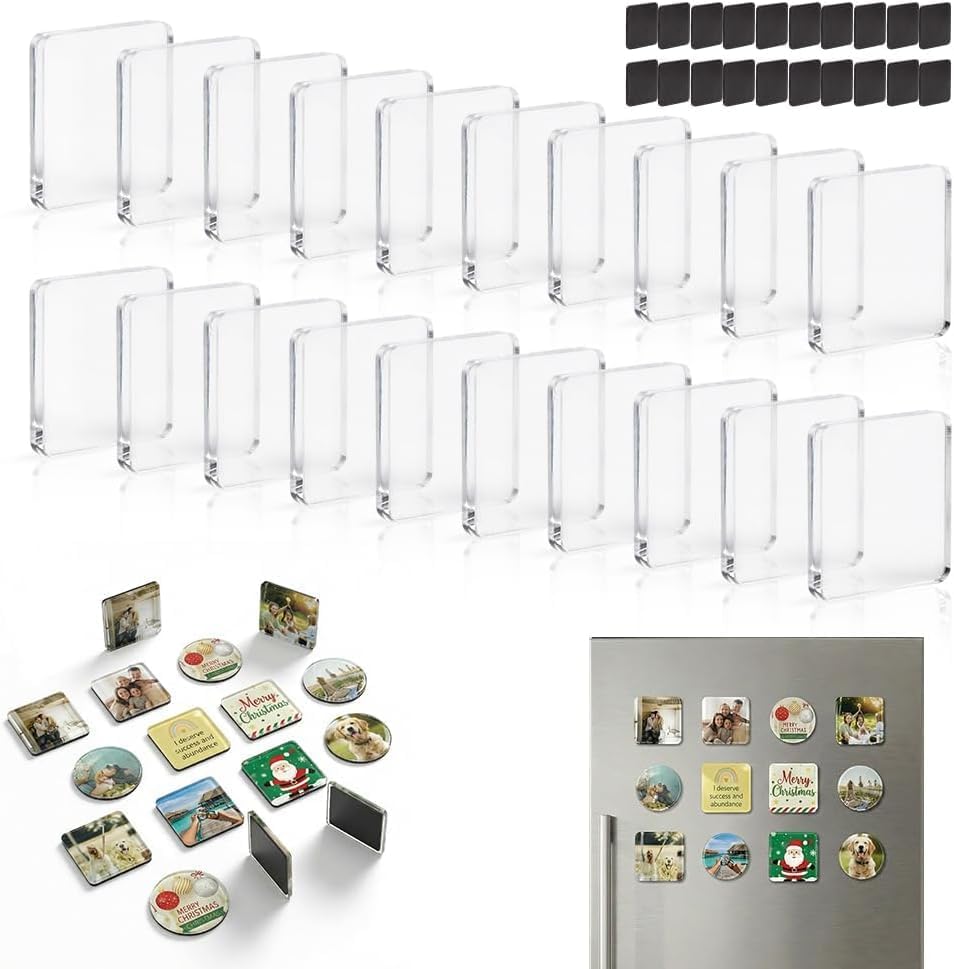 Unnecessary Diy Clear Acrylic Fridge Magnet — WeirdThingsToBuy weird find