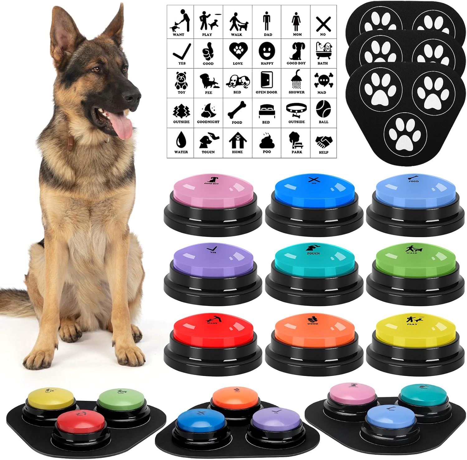 Unnecessary Dog Buttons Communication 9 Dog — WeirdThingsToBuy weird find