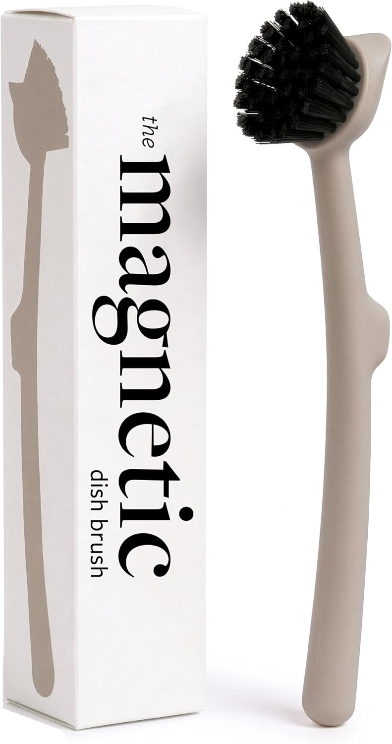 Unnecessary Earth Mango Magnetic Dish Brush — WeirdThingsToBuy weird find