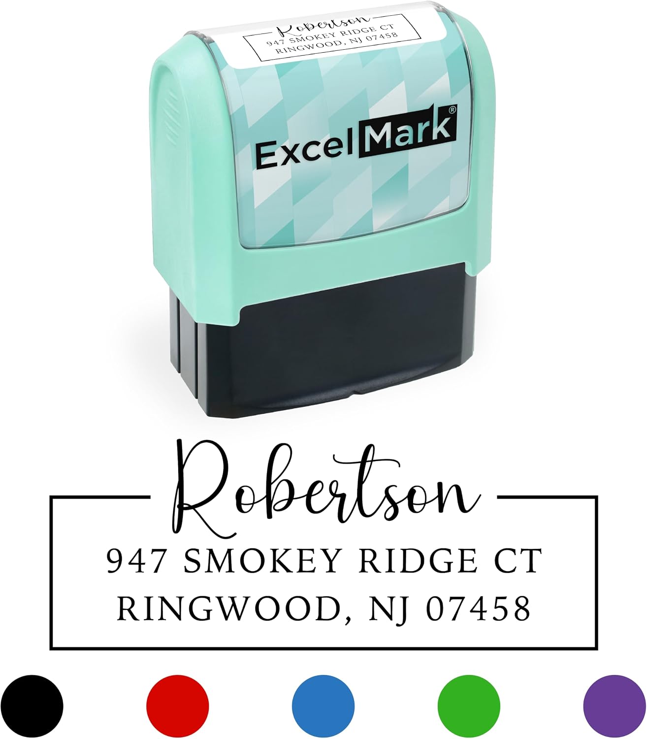 Unnecessary Excelmark Address Stamp — WeirdThingsToBuy weird find