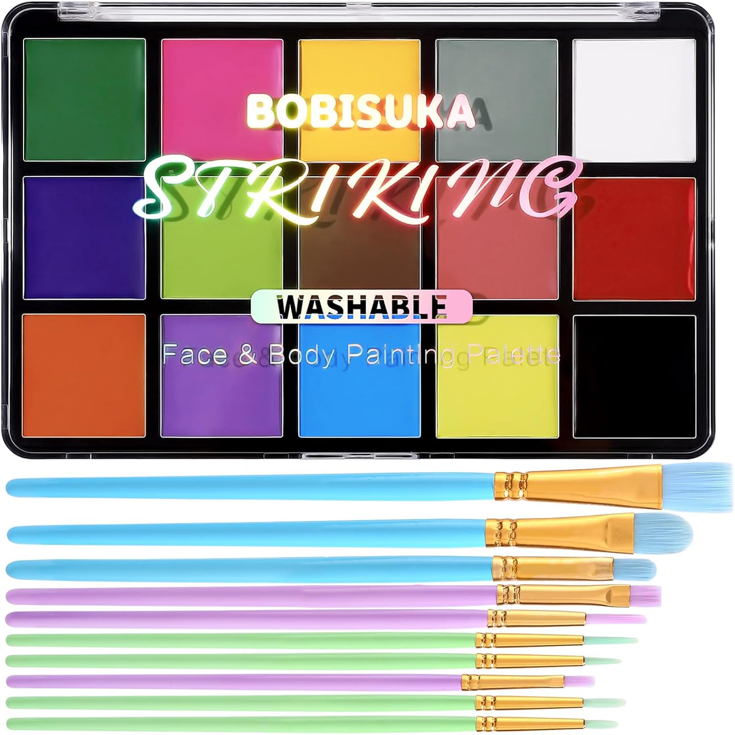 Unnecessary Face Body Paint Palette 10pcs — WeirdThingsToBuy weird find
