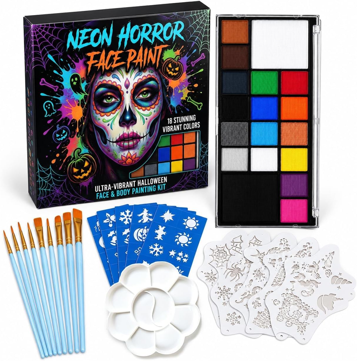 Unnecessary Face Paint Kit Kids Adults — WeirdThingsToBuy weird find