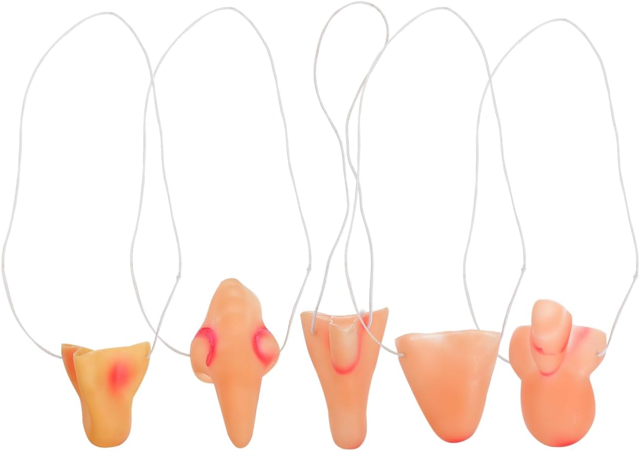 Unnecessary Fake Witch Nose 5pcs Latex — WeirdThingsToBuy weird find