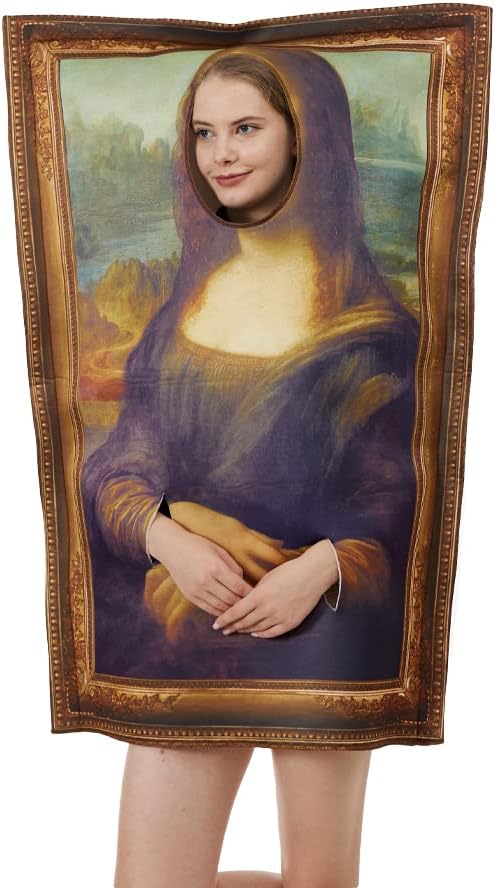 Unnecessary Famous Paintings Costume Mona Lisa — WeirdThingsToBuy weird find