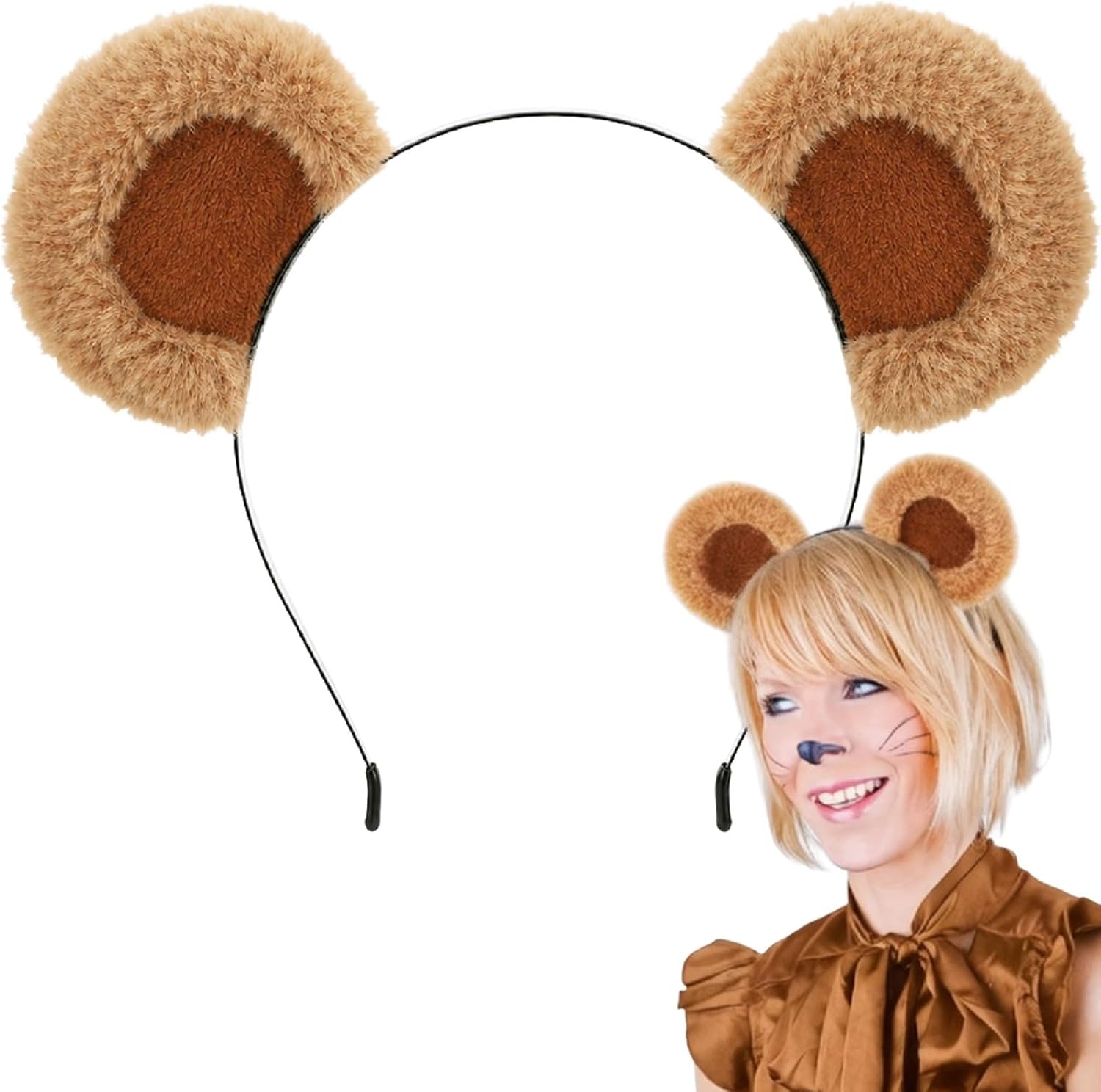 Unnecessary Fluffy Chipmunk Ears Headband Bear — WeirdThingsToBuy weird find