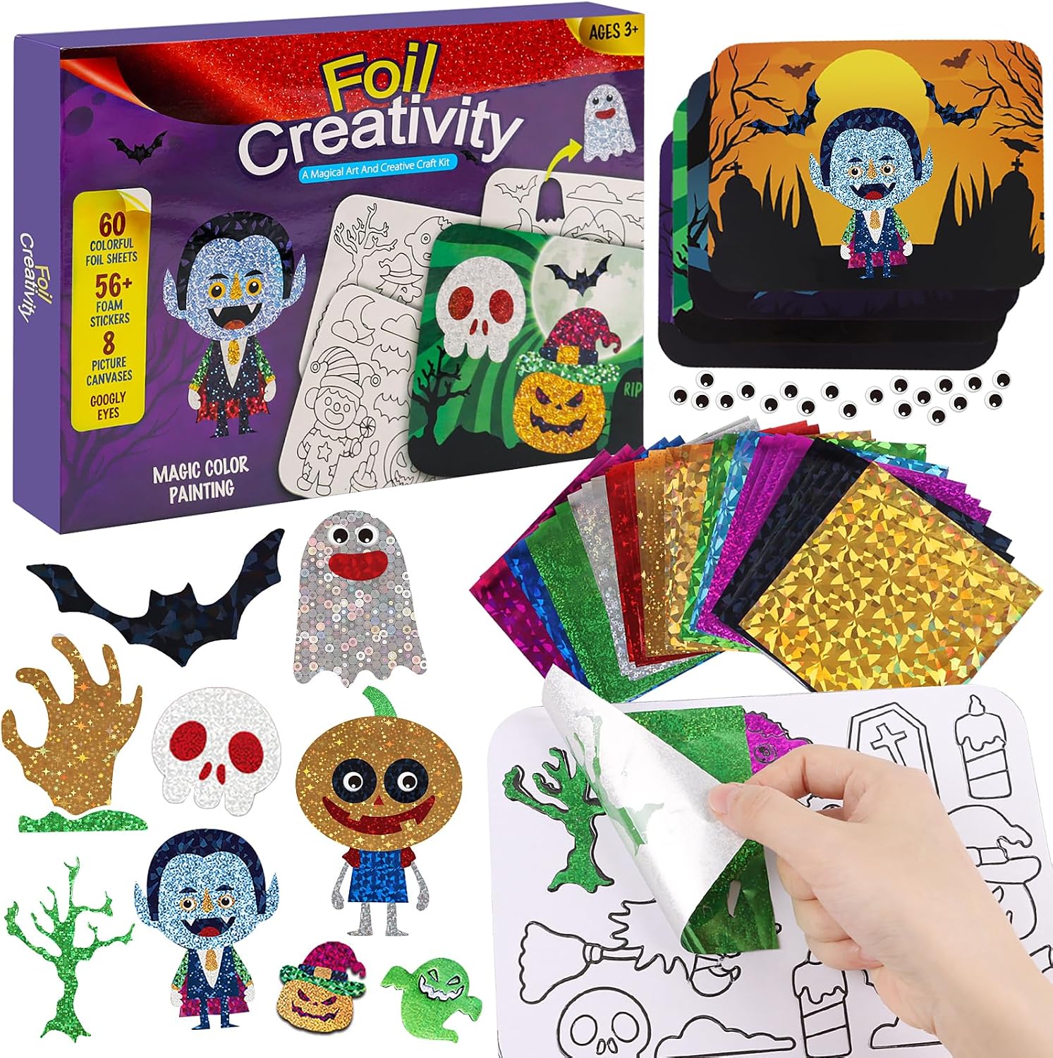 Unnecessary Foil Creativity Art Kit Halloween — WeirdThingsToBuy weird find