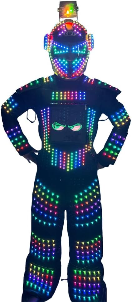 Unnecessary Full Color Pixel Led Robot — WeirdThingsToBuy weird find