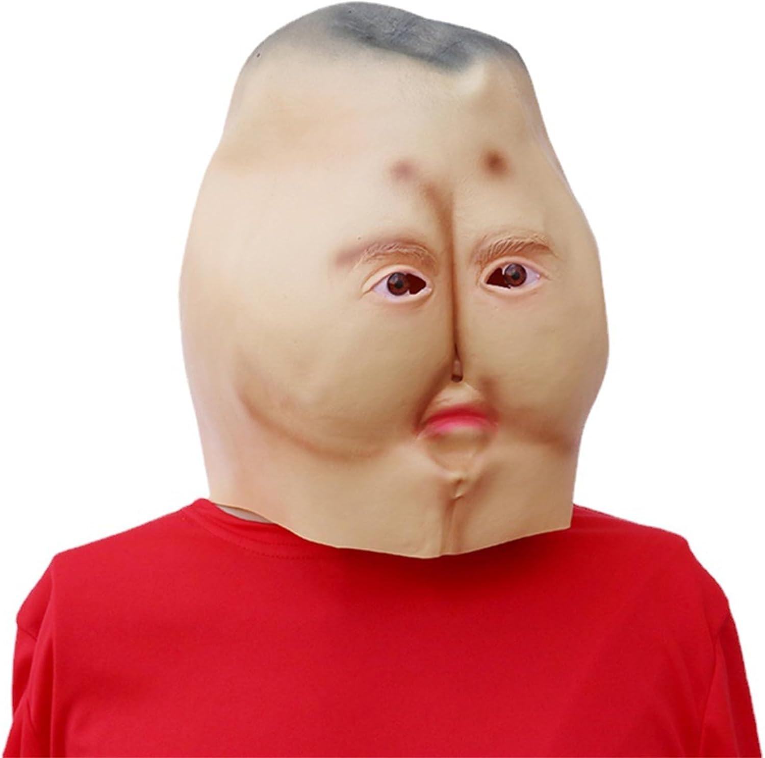 Unnecessary Full Head Prank Mask Realistic — WeirdThingsToBuy weird find
