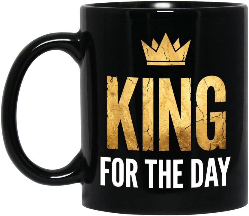 Unnecessary Funny Coffee Mug King Crown — WeirdThingsToBuy weird find