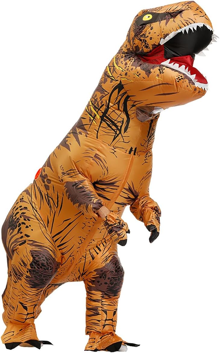 Unnecessary Funny Inflatable Dinosaur Costume Adult — WeirdThingsToBuy weird find