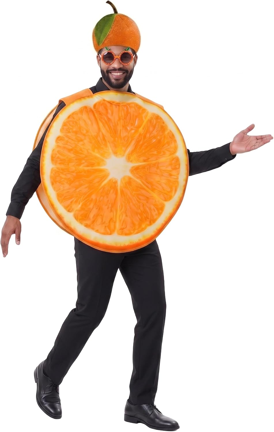 Unnecessary Funny Orange Fruit Costume Hat — WeirdThingsToBuy weird find