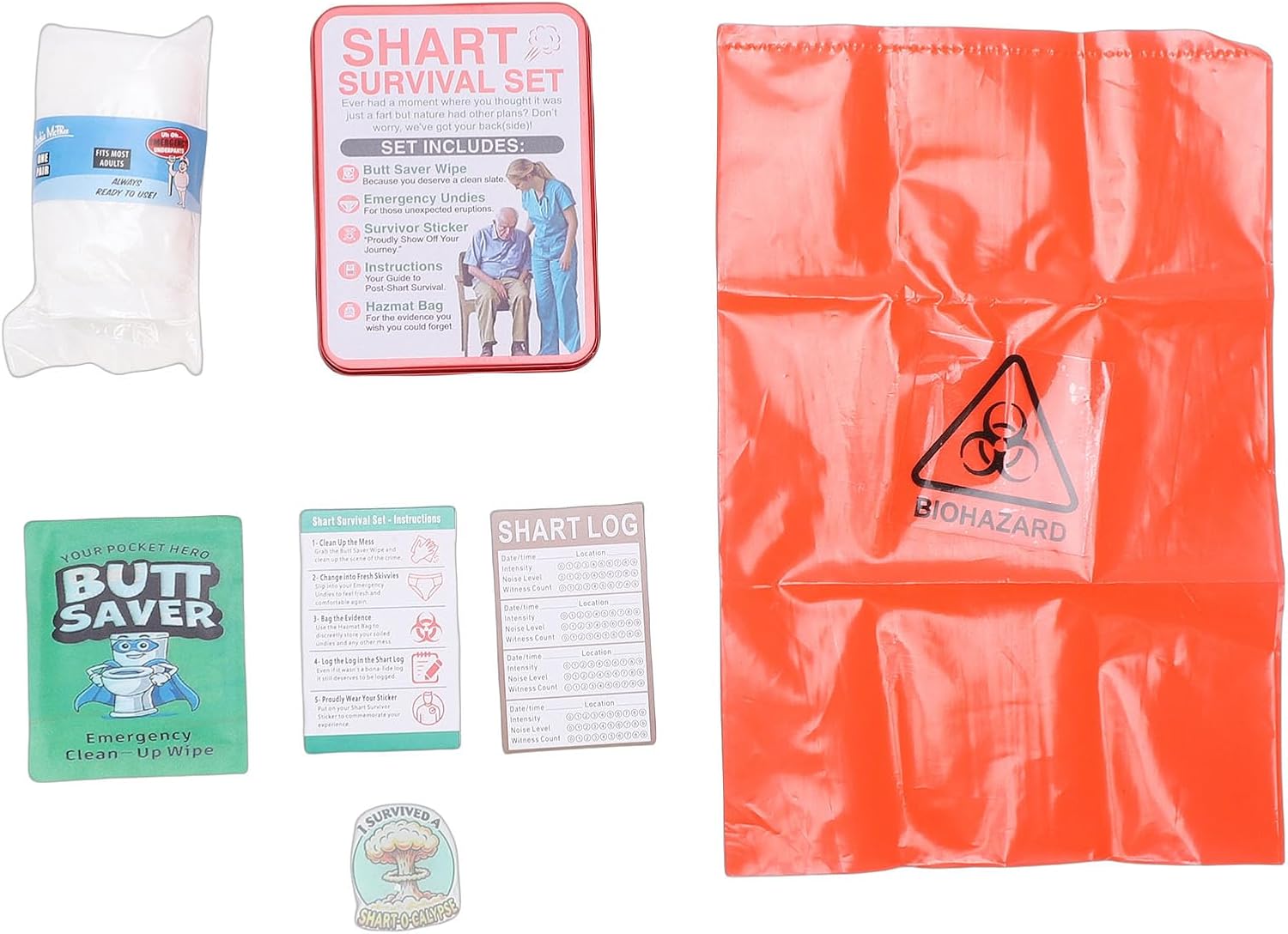 Unnecessary Funny Survival Set Hilarious Emergency — WeirdThingsToBuy weird find