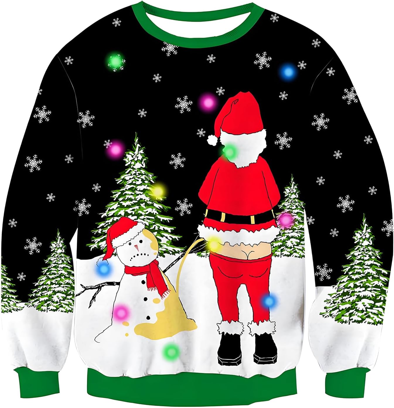 Unnecessary Funny Ugly Christmas Sweatshirt Men — WeirdThingsToBuy weird find