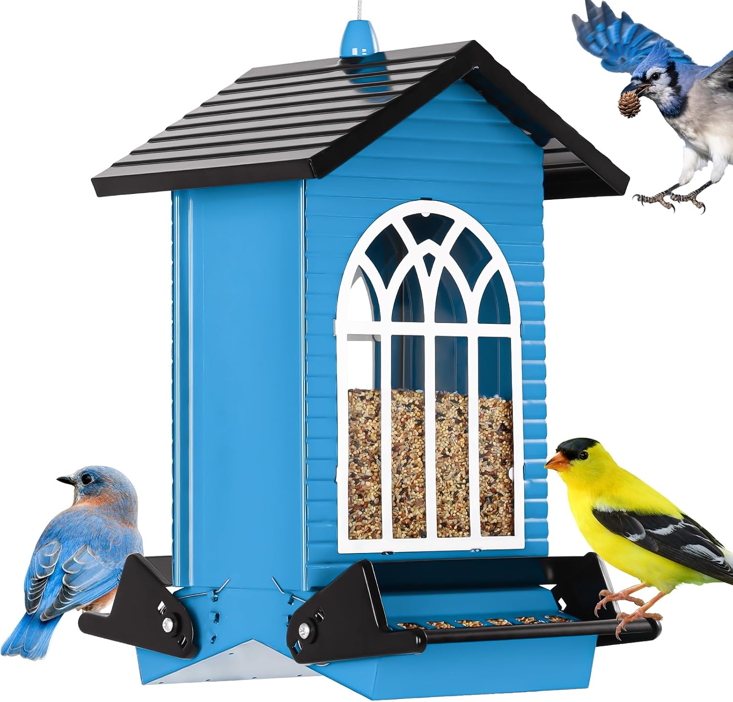 Unnecessary Gbekery Squirrel Proof Bird Feeder — WeirdThingsToBuy weird find