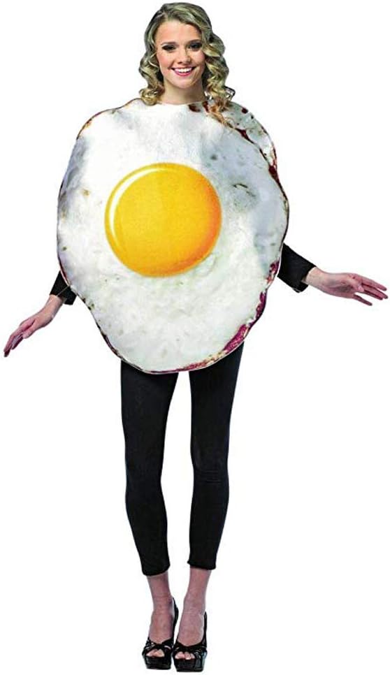 Unnecessary Get Real Fried Egg Costume — WeirdThingsToBuy weird find