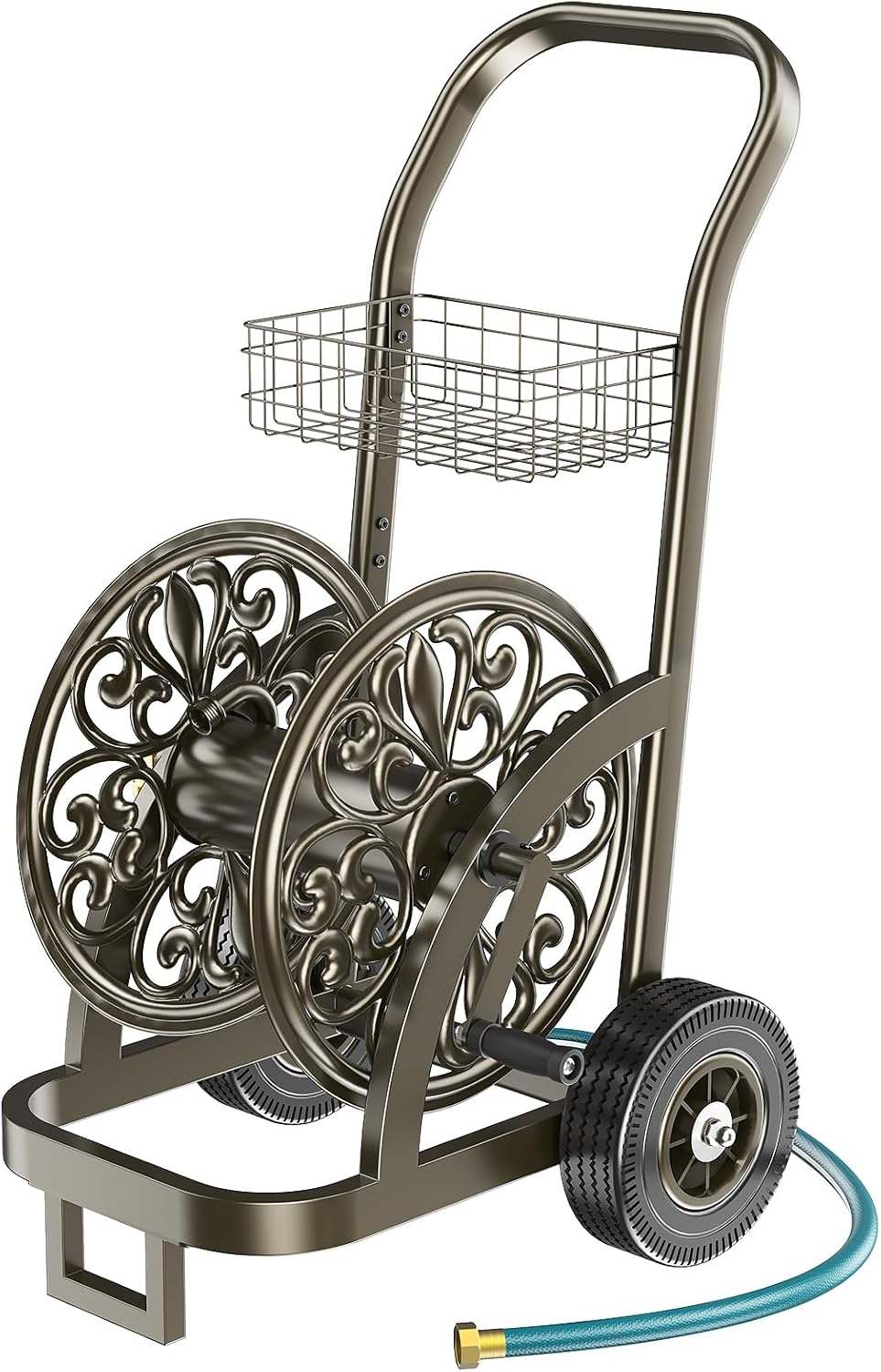 Unnecessary Goforwild Garden Hose Reel Cart — WeirdThingsToBuy weird find