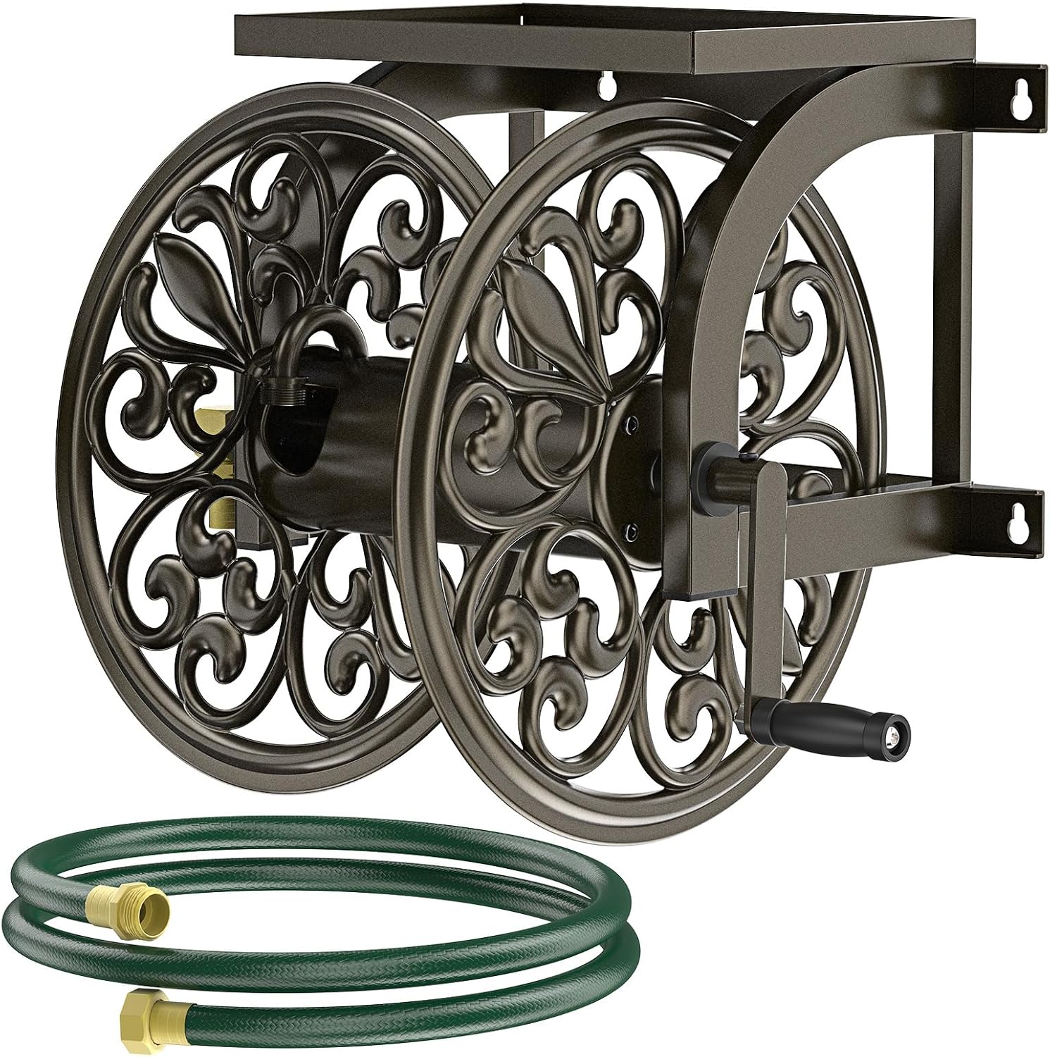 Unnecessary Goforwild Wall Mount Garden Hose — WeirdThingsToBuy weird find