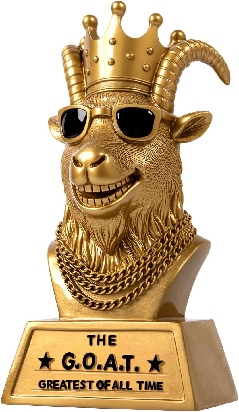 Unnecessary Goutoports Goat Trophy Handmade Champion — WeirdThingsToBuy weird find