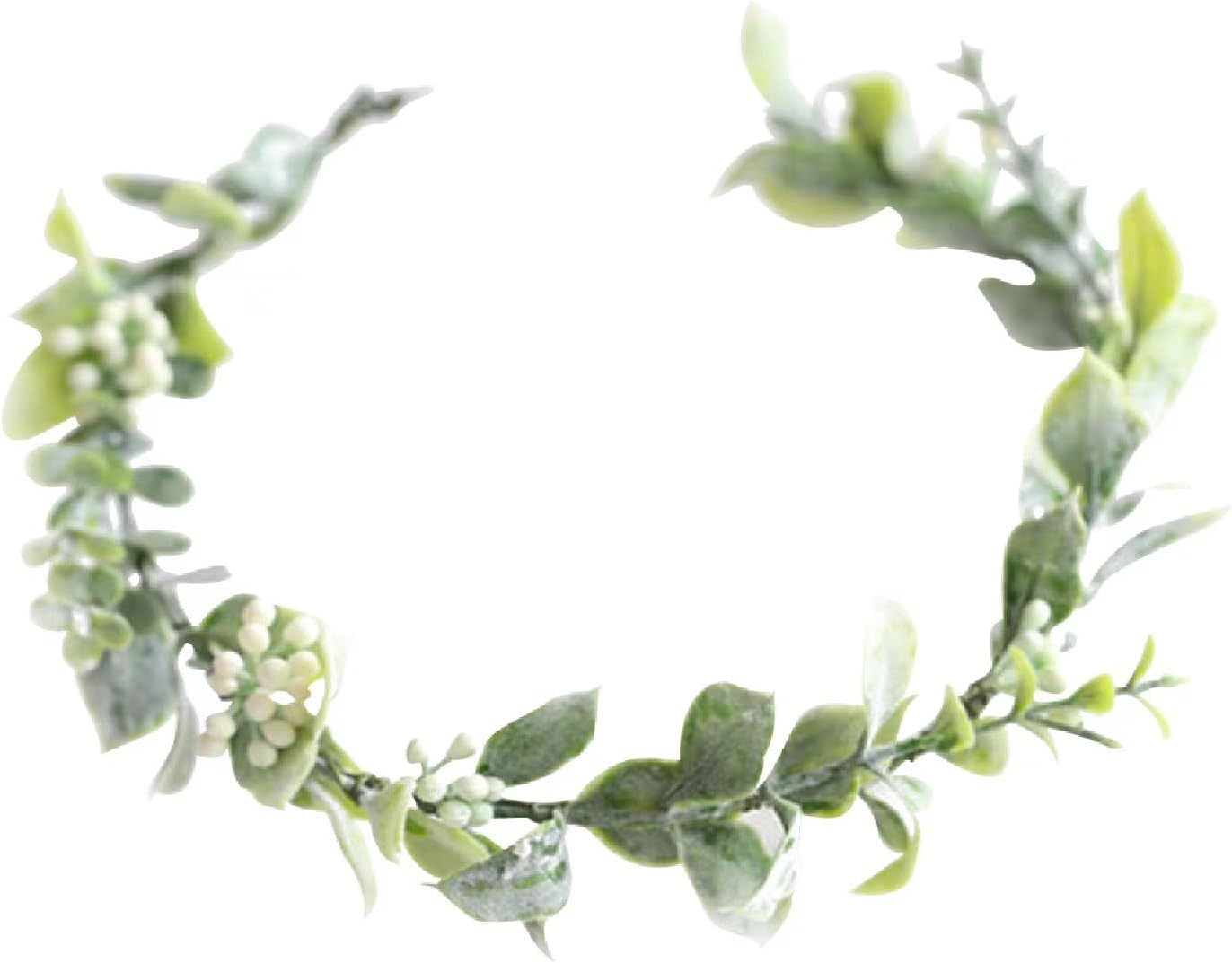 Unnecessary Green Leaf Flower Crown Eucalyptus — WeirdThingsToBuy weird find