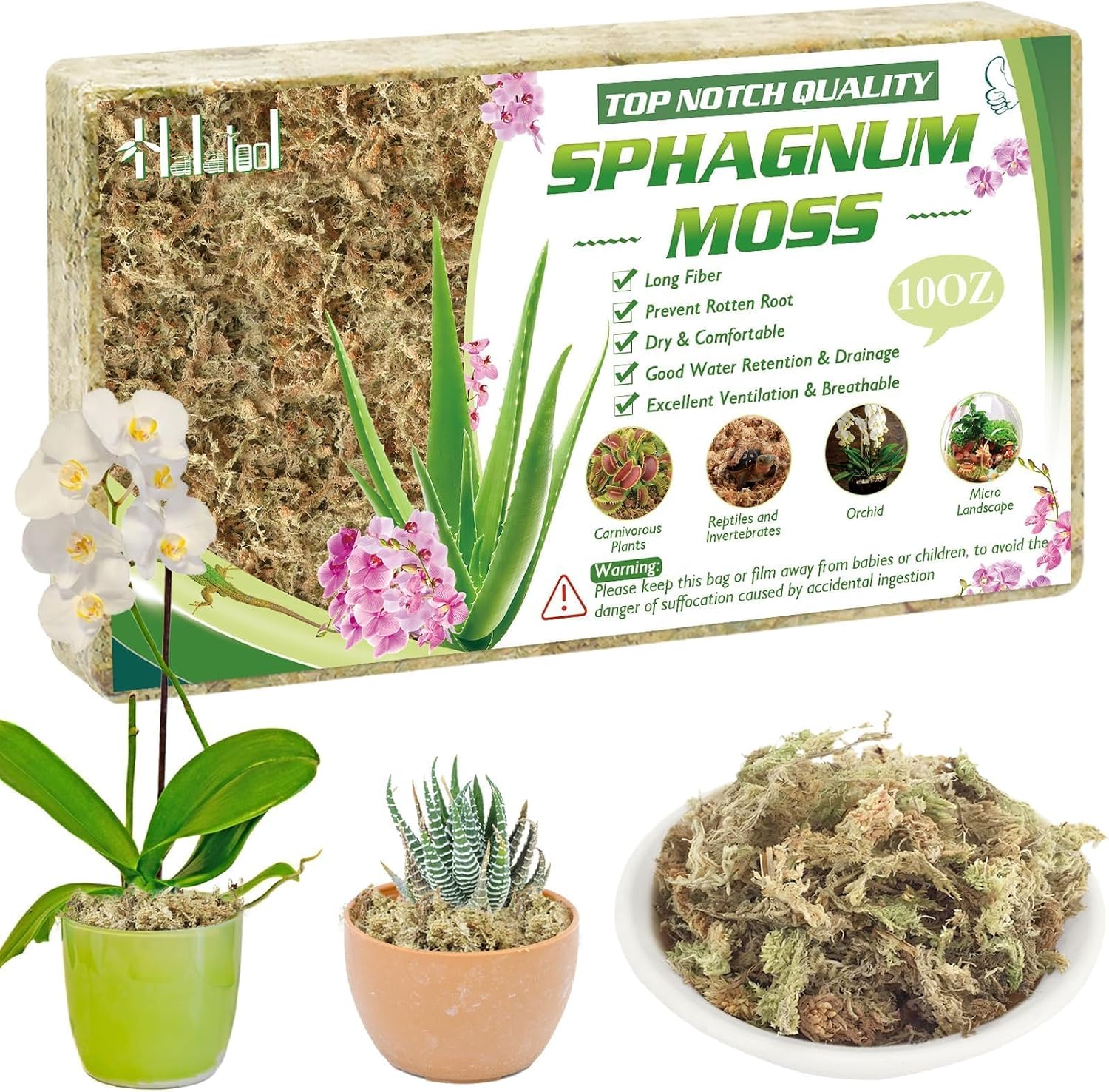 Unnecessary Halatool 10 oz Sphagnum Moss — WeirdThingsToBuy weird find