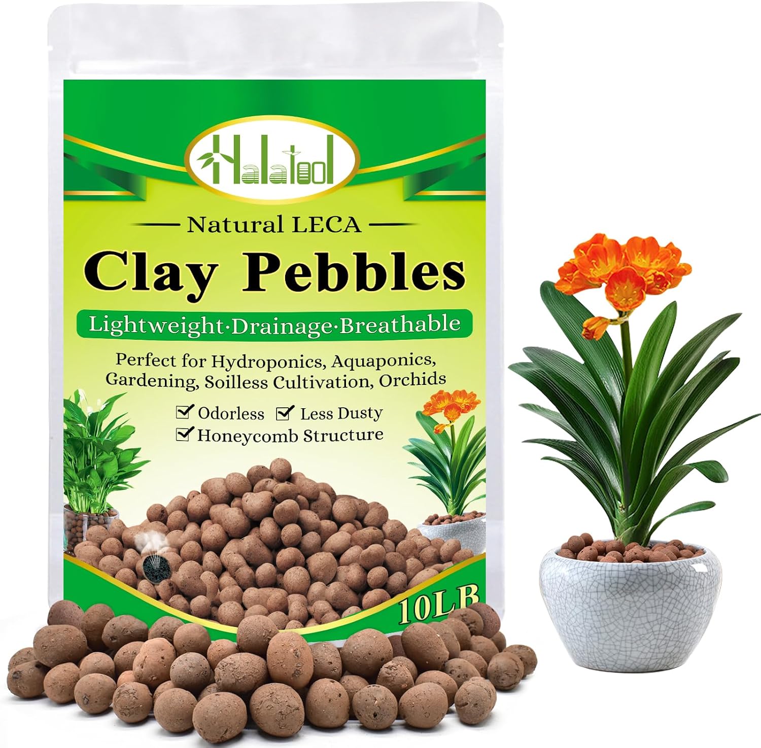 Unnecessary Halatool 10lb Leca Clay Pebbles — WeirdThingsToBuy weird find
