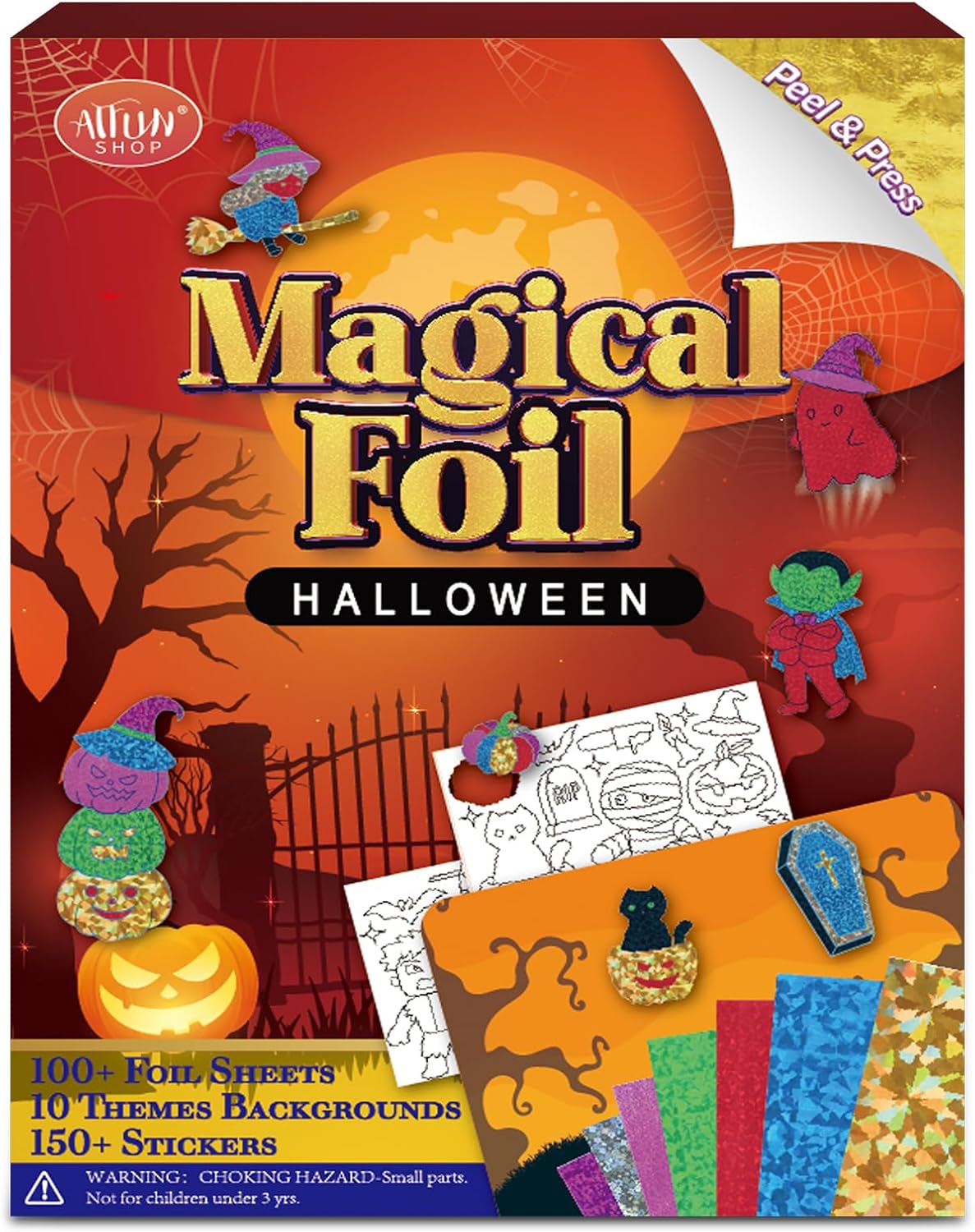 Unnecessary Halloween Crafts Kids Foil Art — WeirdThingsToBuy weird find